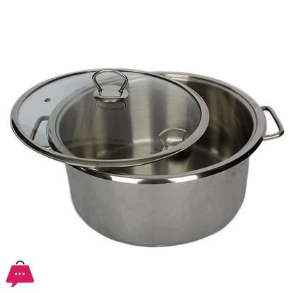 Stainless Steel Aluminium Degchi 36 cm